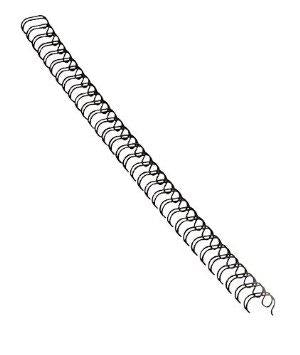 Fellowes, Inc. Binding Spines Wire - Black 3/8in 25pk,dds Must Be Ordered In Multiples Of Case