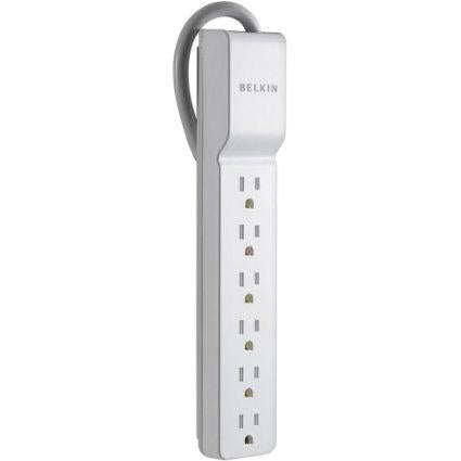 Belkin International Inc 6 Outlet Surge Protector, 6 Ft. Cord