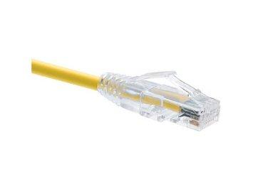 Unc Group Llc Unc Group 6 Foot Cat6 Snagless Clearfit Patch Cable Yellow -  Cat6 Patch Cable C