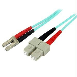 Startech 2m (6ft) Lc/upc To Sc/upc Om3 Multimode Fiber Optic Cable, Full Duplex 50/125m Z