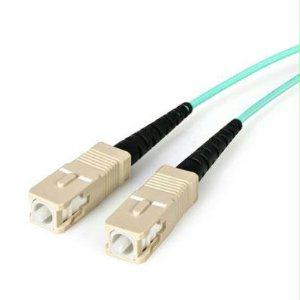 Startech 5m (15ft) Lc/upc To Sc/upc Om3 Multimode Fiber Optic Cable, Full Duplex 50/125m