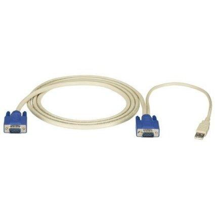 Black Box Kvm Cpu Cable - Ec Series, Vga, Usb, 10-ft. (3.0-m)