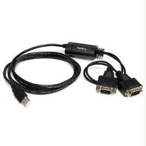 Startech Add Two Rs232 Serial Ports With Com Retention To Your Laptop Or Desktop Computer