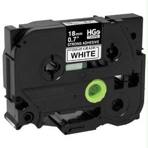 Brother International Corporat 0.7 In X 26.2 Ft (18mm X 8m), Black Ink On White Label, 5 Pack