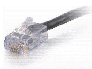 C2g 7ft Cat6 Non-booted Network Patch Cable (plenum-rated) - Black