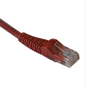 Tripp Lite 50ft Cat5e / Cat5 Snagless Molded Patch Cable Rj45 M/m Red 50ft