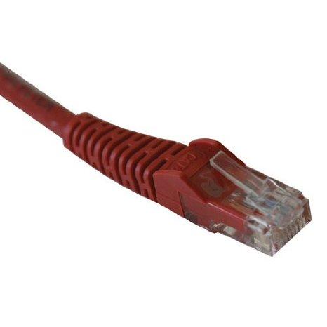 Tripp Lite 15ft Cat6 Gigabit Snagless Molded Patch Cable Rj45 M/m Red