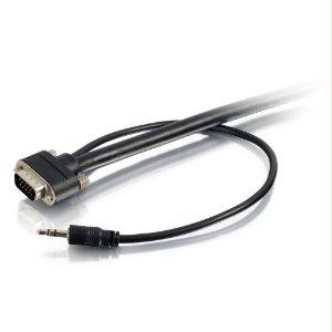C2g 35ft Select Vga + 3.5mm Stereo Audio A/v Cable M/m - In-wall Cmg-rated