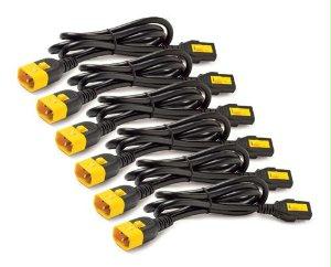 Apc By Schneider Electric Power Cord Kit (6 Ea), Locking, C13 To C14, 0.6m, North America