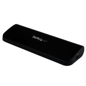 Startech Dock - Black - Ac Adapters - 100 - 240 Ac - 2x 3.5 Mm Mini-jack (3 Position), 1x