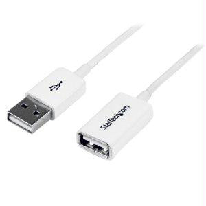 Startech 3m White Usb 2.0 Extension Cable Cord - A To A - Usb Male To Female Cable - 1x U