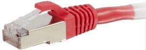C2g 25ft Cat6 Snagless Shielded (stp) Ethernet Network Patch Cable - Red
