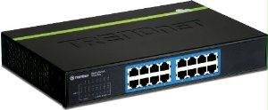 Trendnet Inc 16-port Gigabit Greennet Switch(metal Desktop) W/ Internal Power