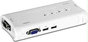 Trendnet Inc 4-port Usb Kvm Switch Kit (include 4 X Kvm Cables)