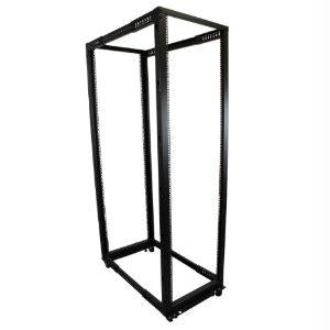 Startech 42u Open Frame Server Rack W/adjustable Mounting Depth Of 22in-40in & 78in Tall