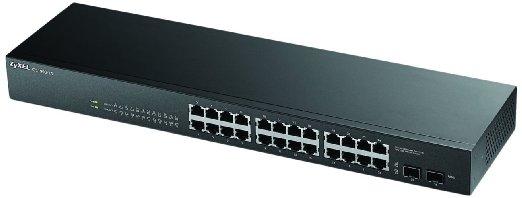 Zyxel Communications Gs1900-24- 24 Port Gbe L2 Web Managed Switch With Gbe Uplink