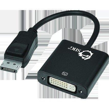 Siig, Inc. Converts Displayport Equipped Systems To Dvi-d Displays, Dp To Dvi Video Convert