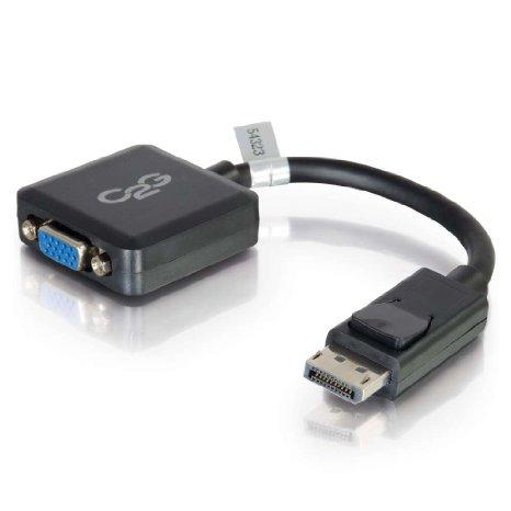 C2g 8in Displayport™ Male To Vga Female Active Adapter Converter - Black (taa