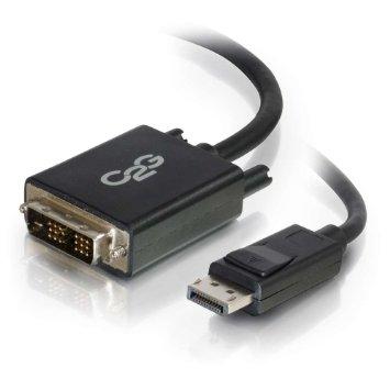 C2g 10ft Displayport To Dvi Adapter Cable - Dvi-d Single Link Black - Connect Th