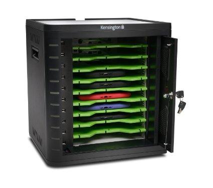 Kensington Computer Charge & Sync Cabinet, Universal Tablet   Black