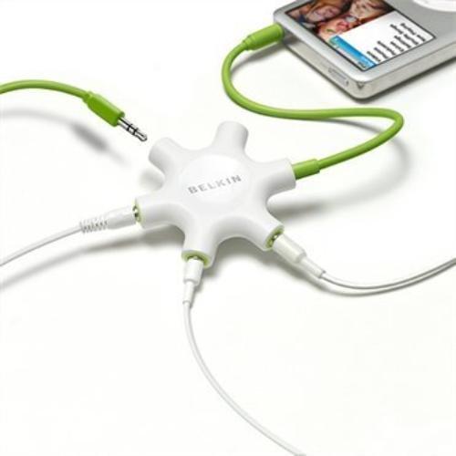 Belkin International Inc Rockstar 5-jack 3.5 Mm Audio Headphone Splitter