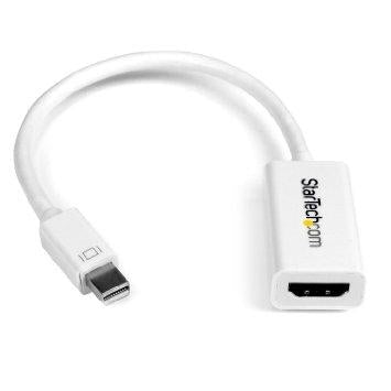 Startech White Active Mini Displayport To Hdmi Adapter Dongle - 4k 30hz/1080p/7.1 Audio/h