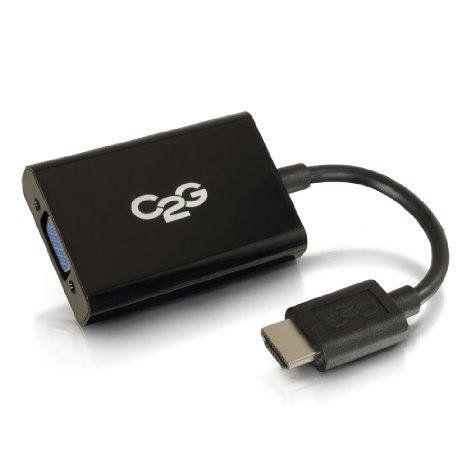 C2g Cable Type Converter Dongle - Left Connector Type Hdmi - Male - Right Connector