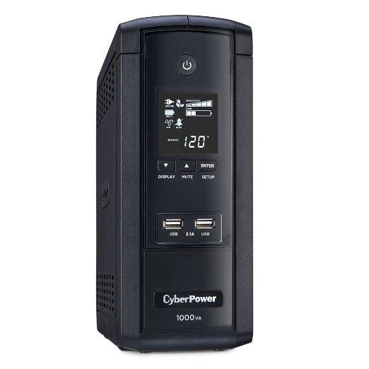 Cyberpower Systems (usa), Inc. Line Interactive, Mini-tower, 10 Outlets, Lcd, Usb Charge Ports, Serial/usb, 5 Y