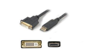 Add-on Addon 20.00cm (8.00in) Displayport Male To Dvi-i (29 Pin) Female Black Active Ad