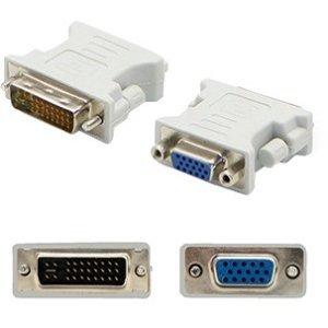 Add-on Addon Dvi-i (29 Pin) Male To Vga Female White Adapter