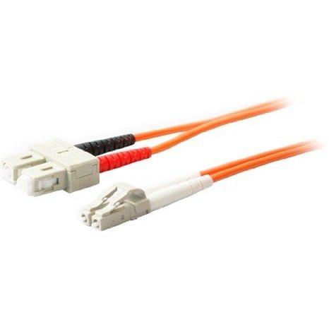 Add-on This Is An 8m Lc (male) To Sc (male) Orange Duplex Riser-rated Fiber Patch Cable