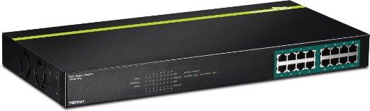 Trendnet Inc 16-port Greennet Gigabit Poe+ Switch (250w)