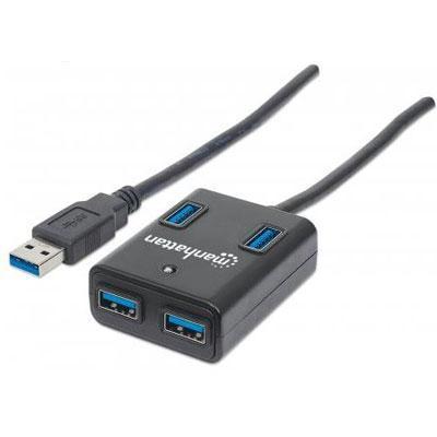 Manhattan - Strategic 4 Port Usb 3.0 Hub