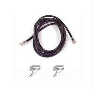Belkin International Inc 4ft Cat5e Patch Cable, Utp, Black Pvc Jacket, 24awg, T568b, 50 Micron, Gold Plat